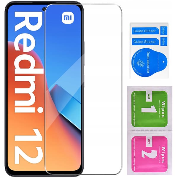 Etui til Xiaomi Redmi 12 4G ARMOR SLIDE RING BAGSIDE + GLAS