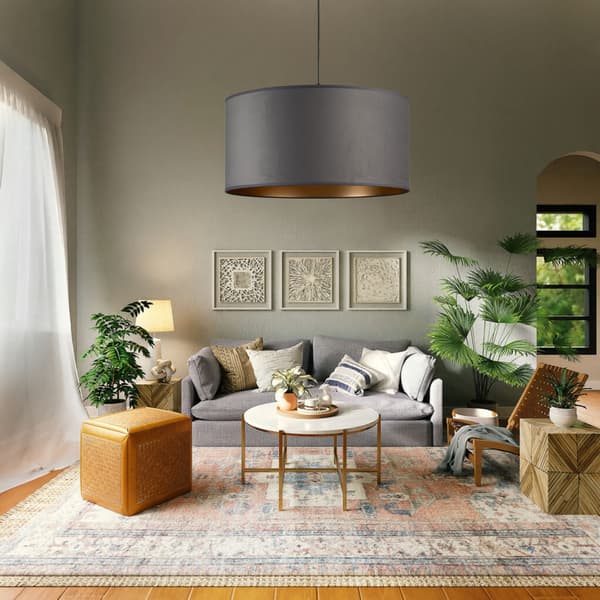 Tornado AL1-lampa, gråguld sammet