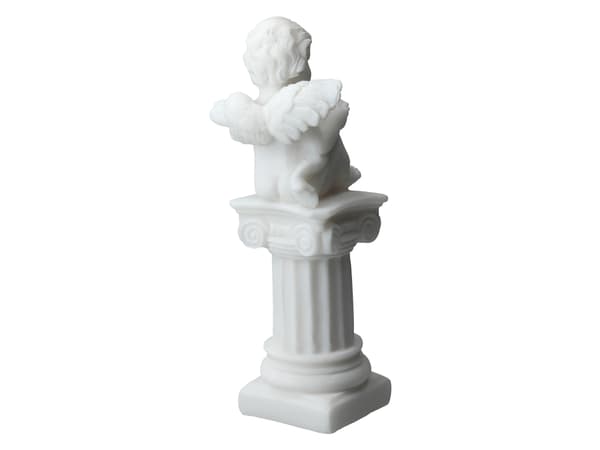 Engel læser en bog - græsk alabaster