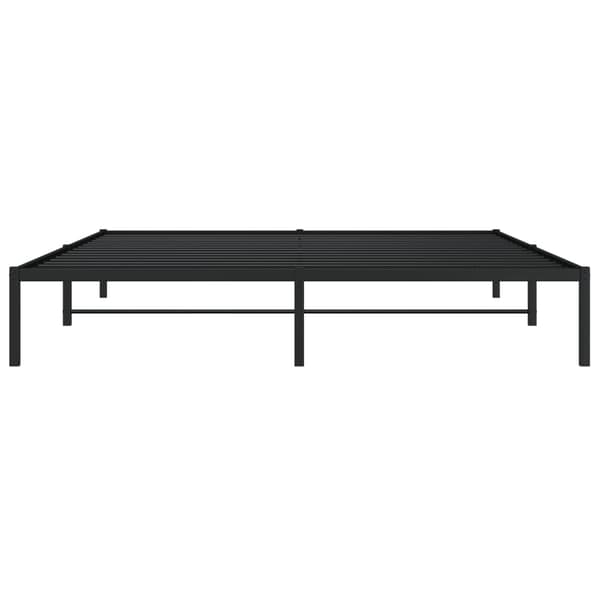 vidaXL metalsengestel sort 183x213 cm