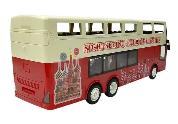 Fjernstyret dobbeltdækkerbus R/C 2.4G 1:18