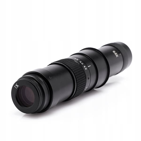 C-Mount Zoom 360x digitalt mikroskopobjektiv