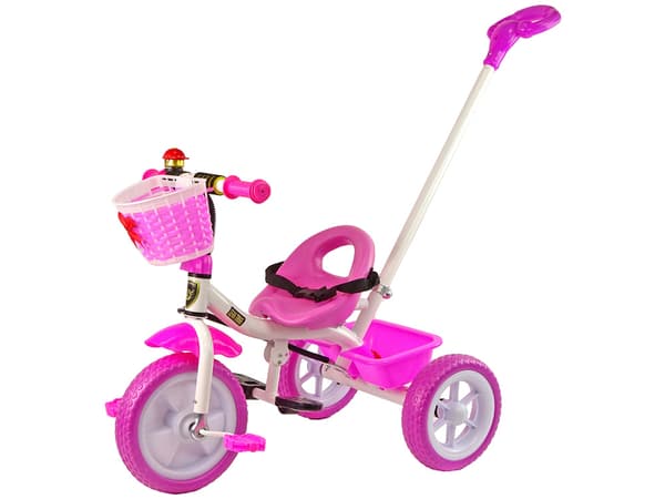 PRO100 Trehjuling Rosa Korg EVA Hjul