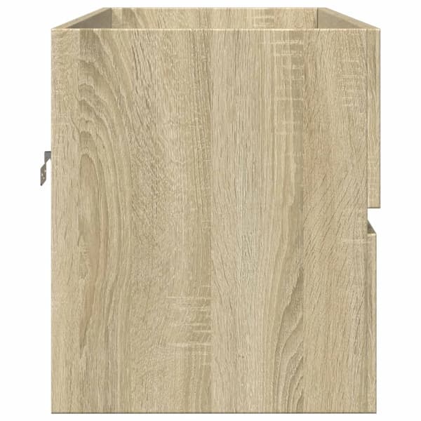 vidaXL håndvaskskab Sonoma eg 90x38,5x45 cm spånplade