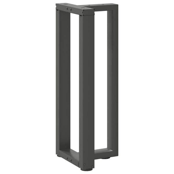 vidaXL Konsolbordsben, 2 st., Antracit, 25x28x(72-73) cm