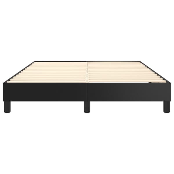 vidaXL sengestel sort 140x190 cm kunstlæder