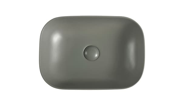 LUSSO BORDVASKE 45,5X32,5 CM OVAL GRÅ MAT