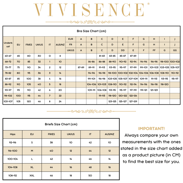 Vivisence 1050 beige 80d blød bh