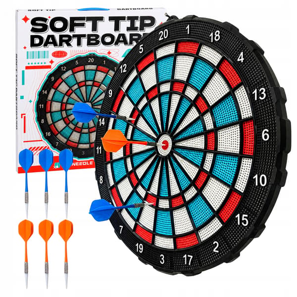 [5] Dartskive 42 cm sæt + pile Z3497