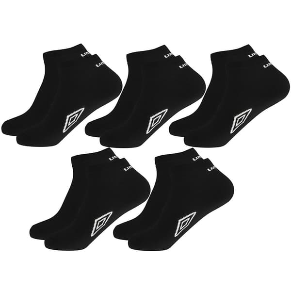 Umbro Herre 5-pak ankelsokker sorte 5 par 39-42