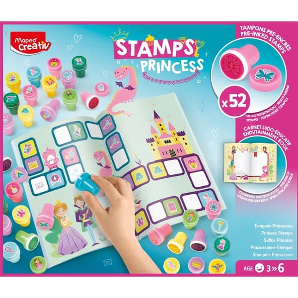 Creativ Farvede Stempler Prinsesse Verden