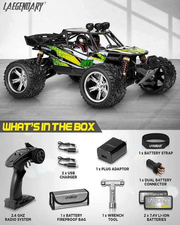 Fjärrstyrd terrängbil Laegendary onyx RC CAR