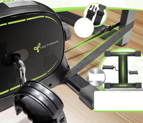 Rehabiliteringscykel mini-pedaltränare + DEKRA Tretmann Basic-rem