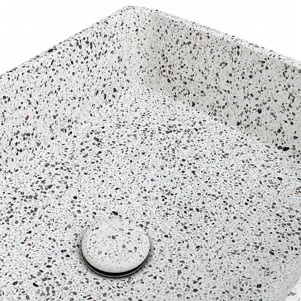 Terrazzo bordvask med prop - Aquaterris