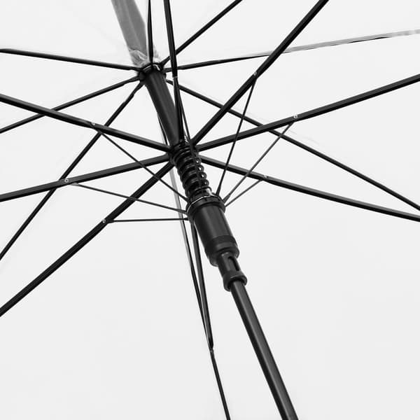 vidaXL Transparent paraply, 107 cm
