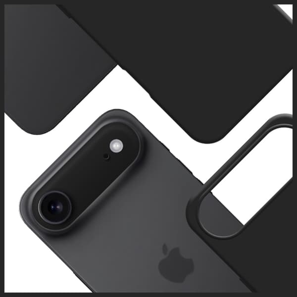 3MK Hardy MagSilicone-cover til iPhone Air, grafitgrå