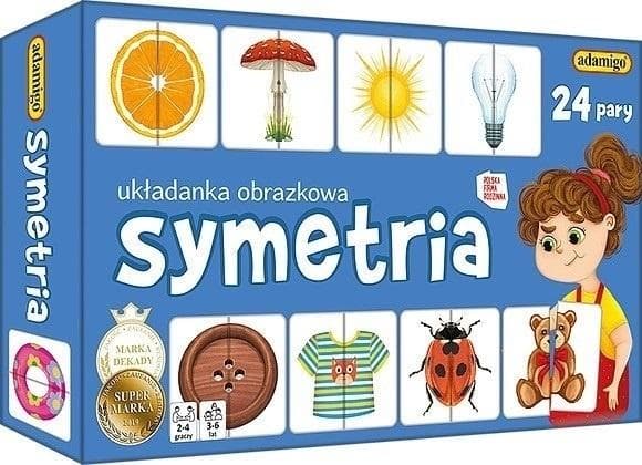 Symmetri. Billedpuslespil