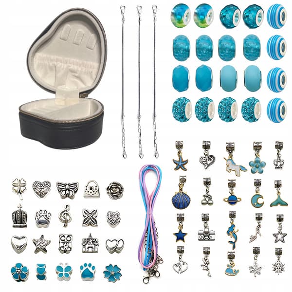 SMYKKELAVSÆT TIL PIGER ARMBÅND HALSKEDE CHARMS