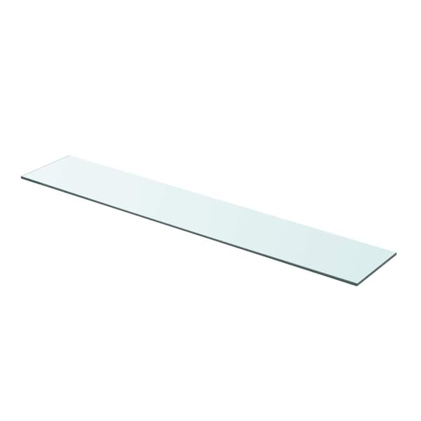 vidaXL klart glaspanel 90x15 cm