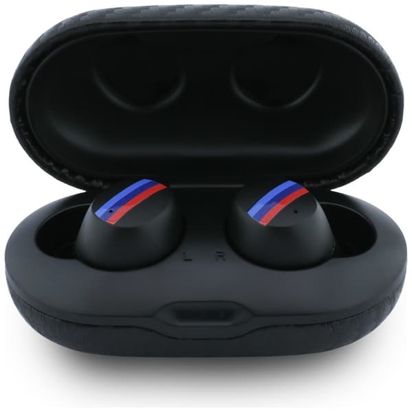 TWS Bluetooth-hovedtelefoner BMW Carbon Metal Logo ENC Sort