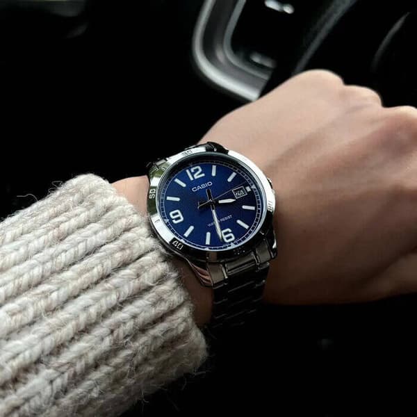 Herrklocka CASIO MTP-V004D-2B (zd047g) + låda