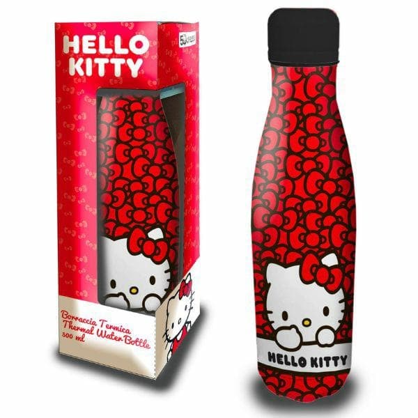 Coriex Hello Kitty vattenflaska 500ml röd 10683