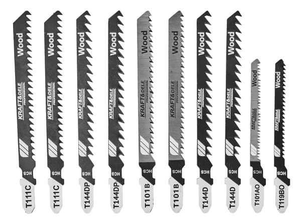 Sticksågbladssats 10 delar KD10336