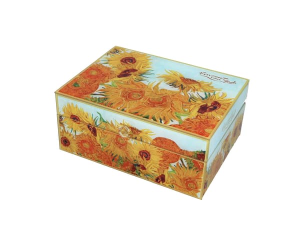 Carmani, smyckeskrin i glas - VAN Gogh/Solrosor