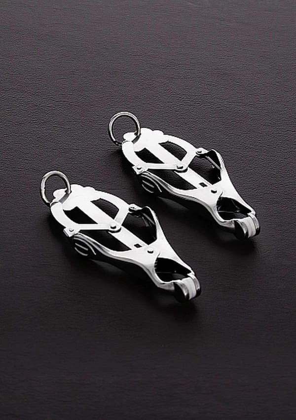 2 Squeezer Teaser Clover Brystvorteklemmer I Ring