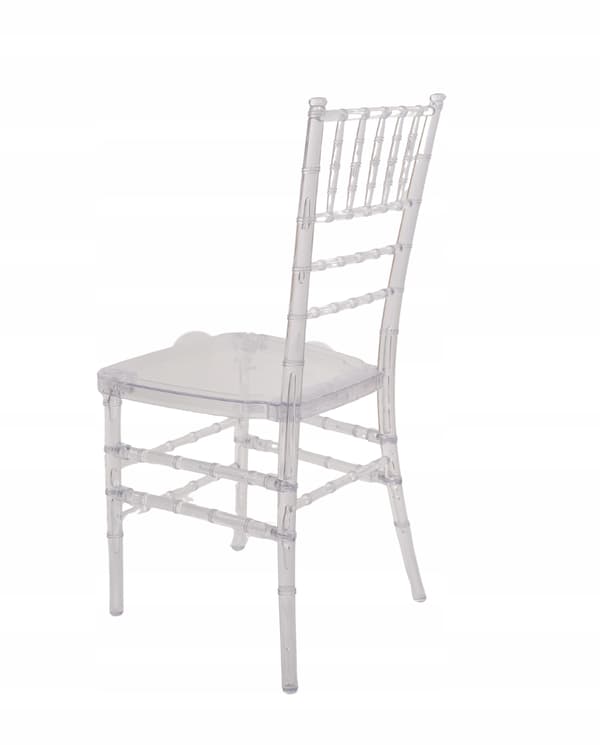 Chiavari stole transparente, 4 stk., elegante, bryllupsbanketstole