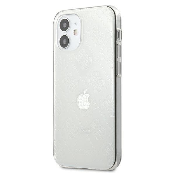 Guess 4G 3D Pattern Collection-skal till iPhone 12 mini, transparent