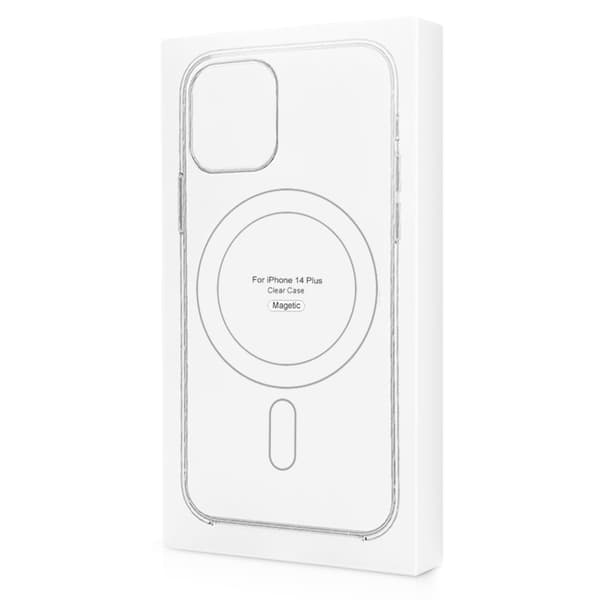 Silikon Mag-skal till iPhone 14 Plus, Lila