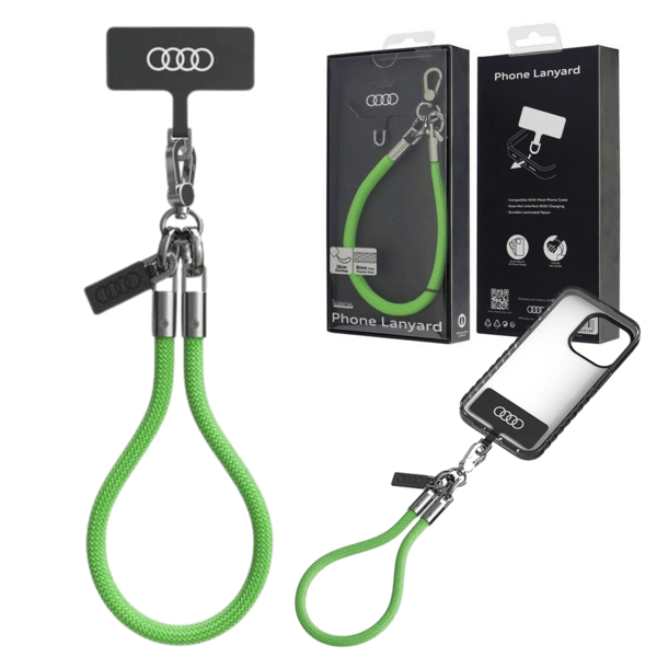 Audi universal axelrem för telefon 28cm 8mm, grön