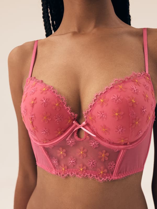 Bloomy Esotiq Push-Up -rintaliivit | Pinkki 85B