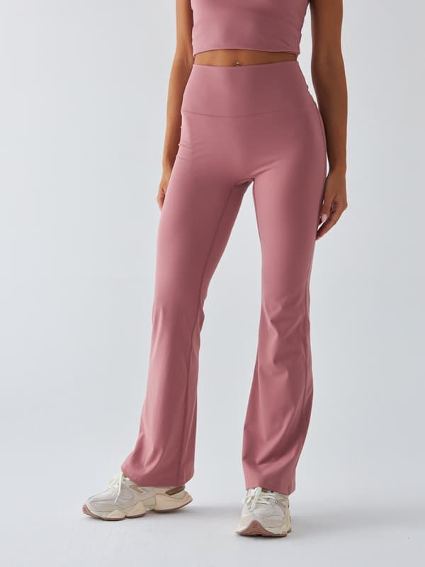 Rosa Utsvängda Leggings - Morning Dew XL