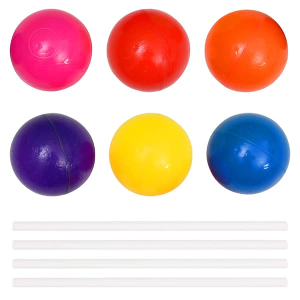 vidaXL børnepool med 300 bolde 75x75x32 cm