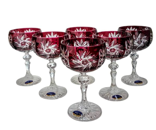 Ruby Crystal Champagneglas 150ml Olive Grinder