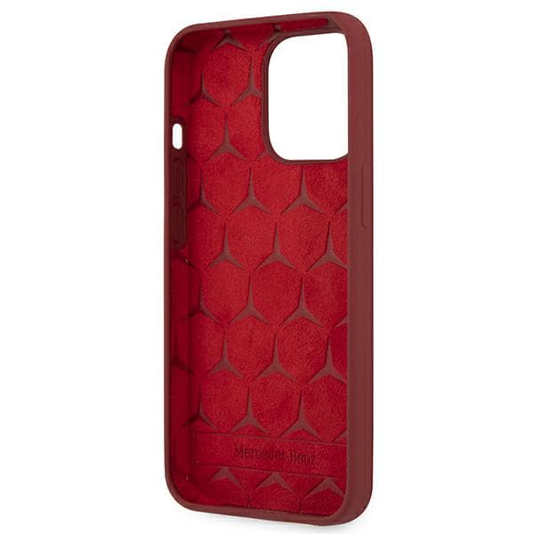 Mercedes Silikone Line Etui til iPhone 13 Pro / 13, Rød