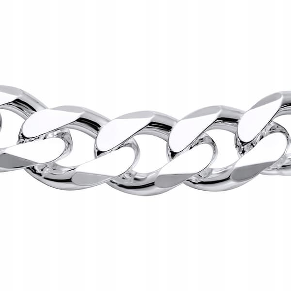 Sølvarmbånd Cuirass 925 Sølv Herre Diamant 6mm + GRATIS