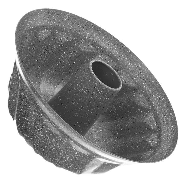 GRANIT KAGEFORM MED SKORSTEN STOR KAGEBAGEPLADE 24 CM