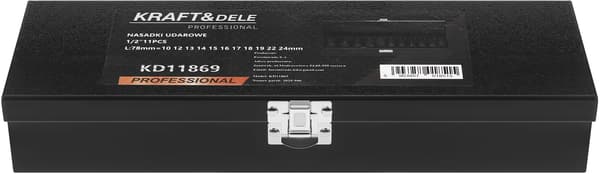Krafthylsor 1/2" 11 st KD11869