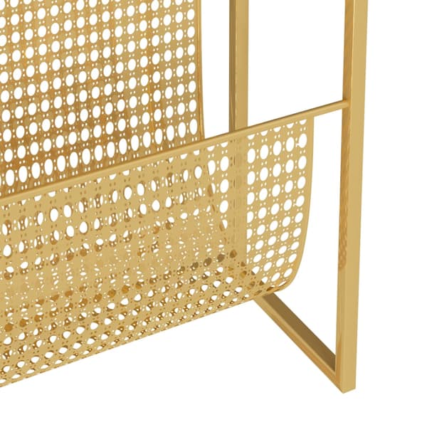 vidaXL avishylde, guld, 35x15x45 cm, stål