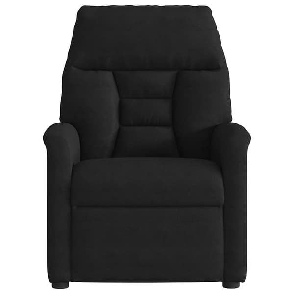 vidaXL massagestol med løftefunktion, sort, mikrofiber