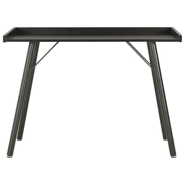 vidaXL skrivebord, sort, 90 x 50 x 79 cm