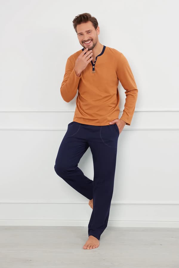 Juliusz herrpyjamas långärmad, långbyxor M