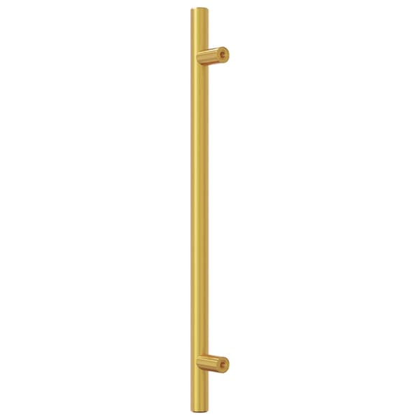 vidaXL skabsgreb, 10 stk., guld, 192 mm, rustfrit stål