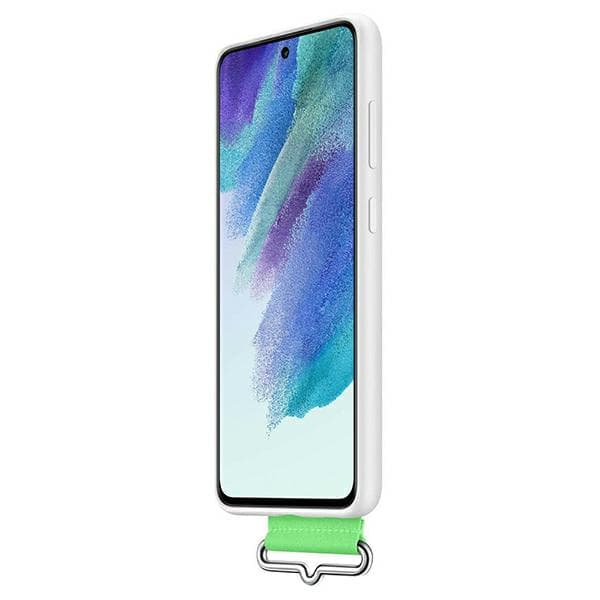 Samsung Silikone Cover Strap til Galaxy S21 Hvid