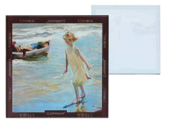 Carmani, glasunderlägg - sorolla/Flicka på stranden