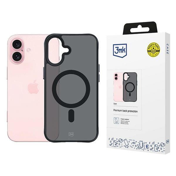3MK Smoke MagCase -kotelo iPhone 16:lle