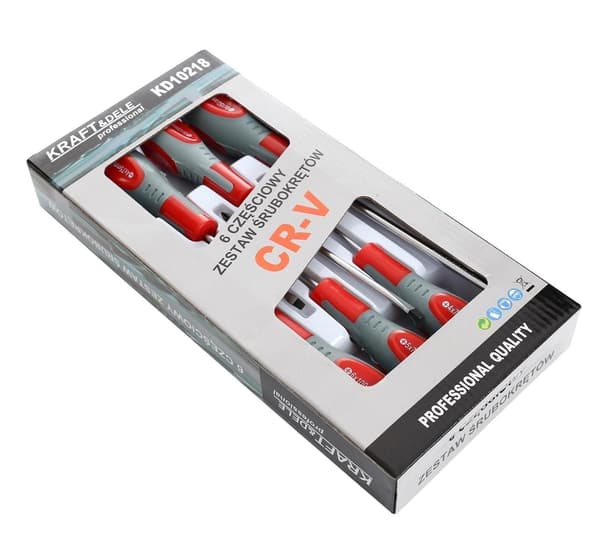 6-osainen ruuvimeisselisarja KD10218